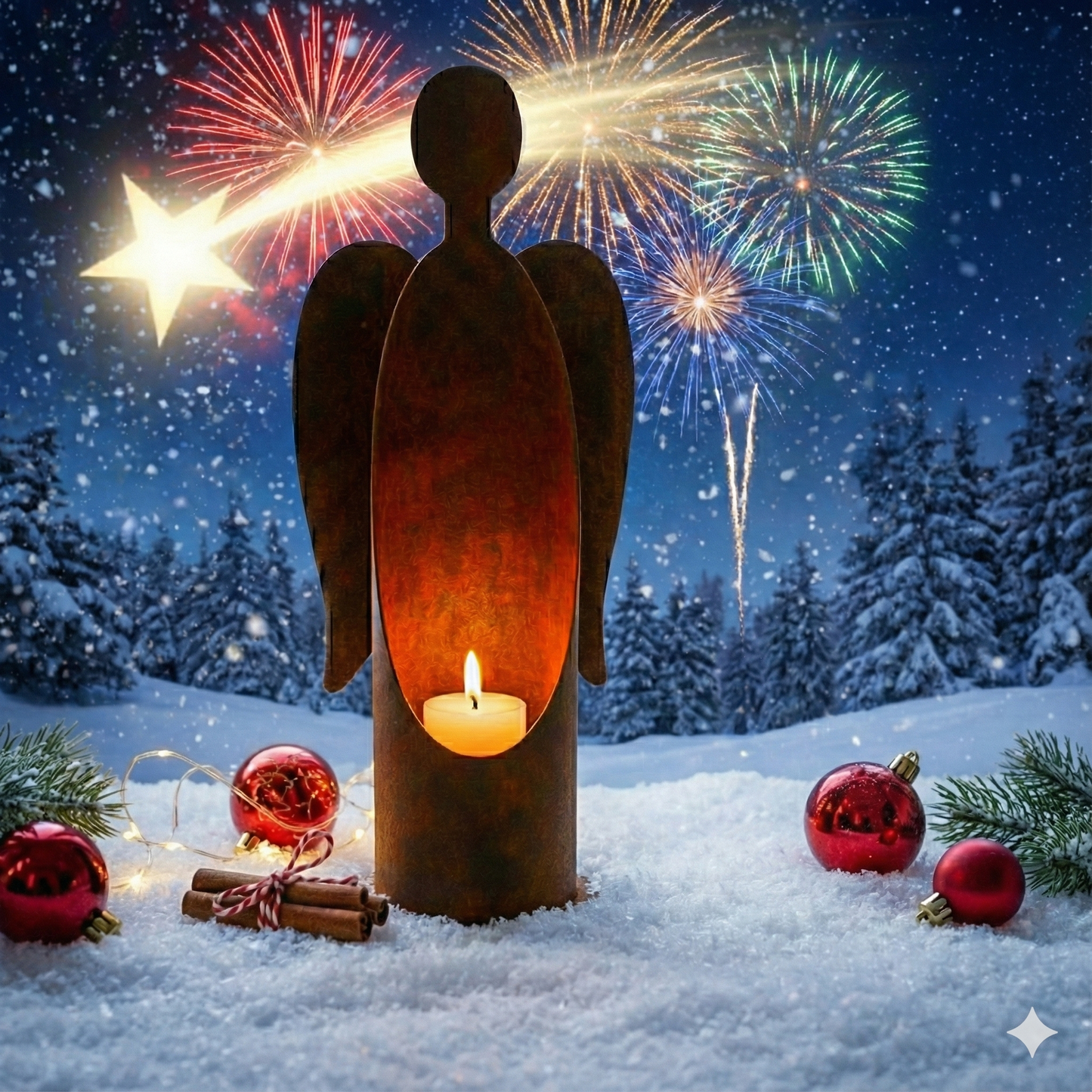 Schutzengel aus Edelrost